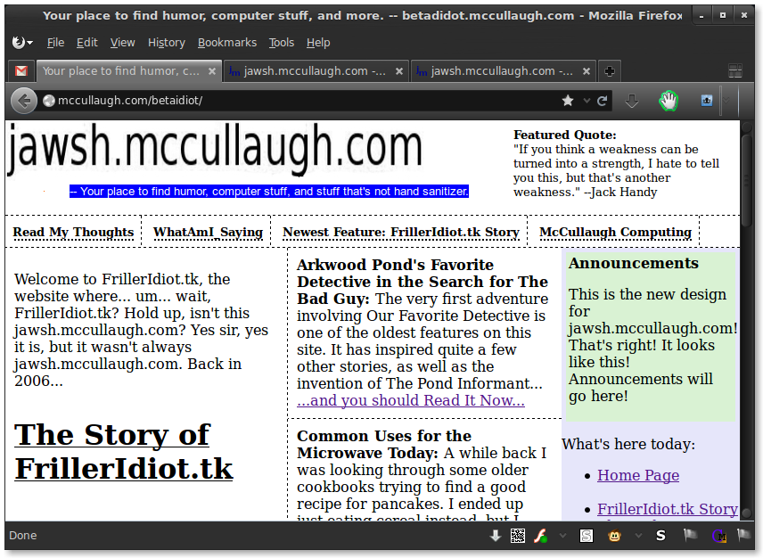 A much more functional firefox