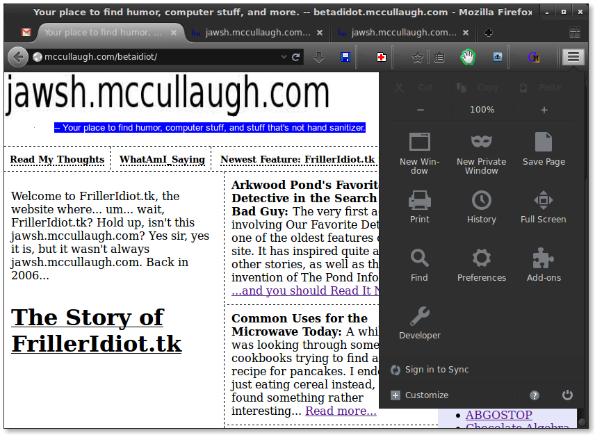 The ugly default theme for Australis. Blegh.